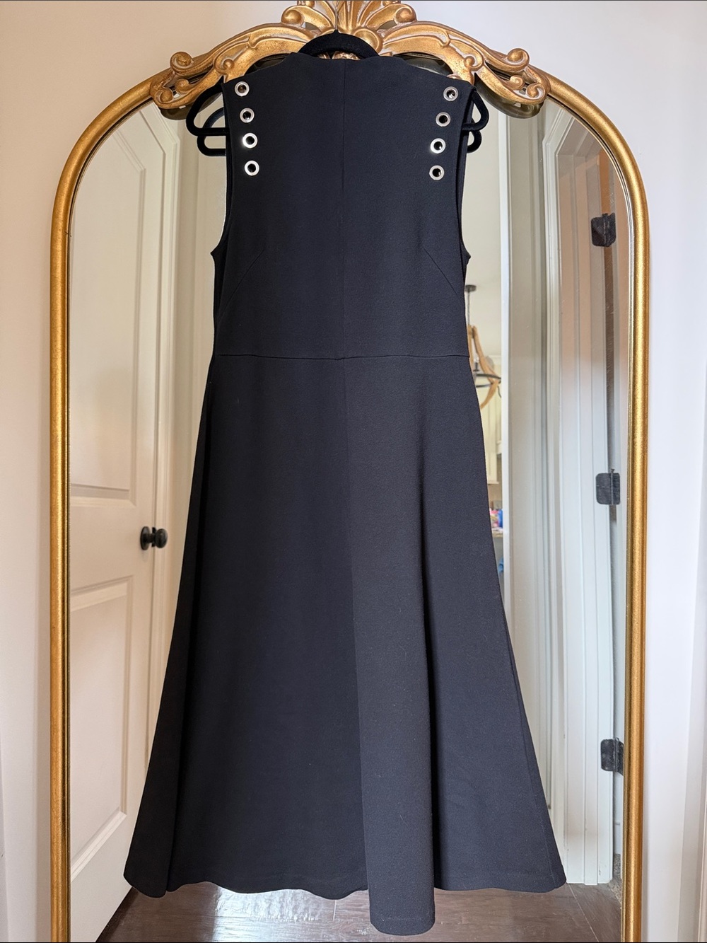 Beatrice B. Mock-Neck Midi Dress